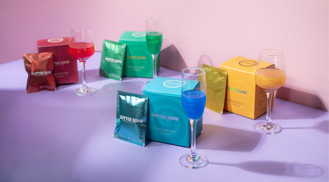 Glitter Bomb Mocktail Ideas