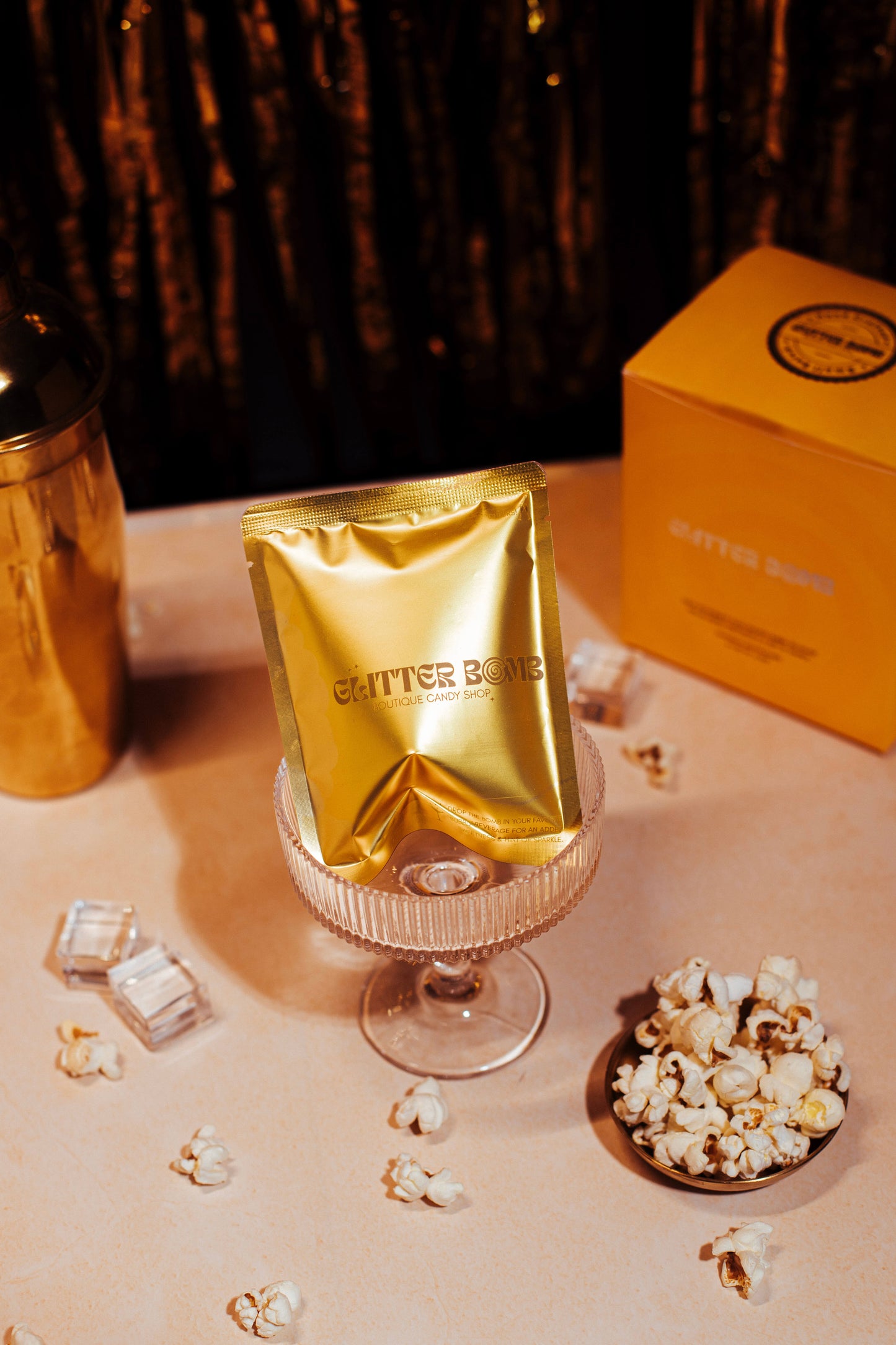 Single Packet - Gold Glitter Bomb