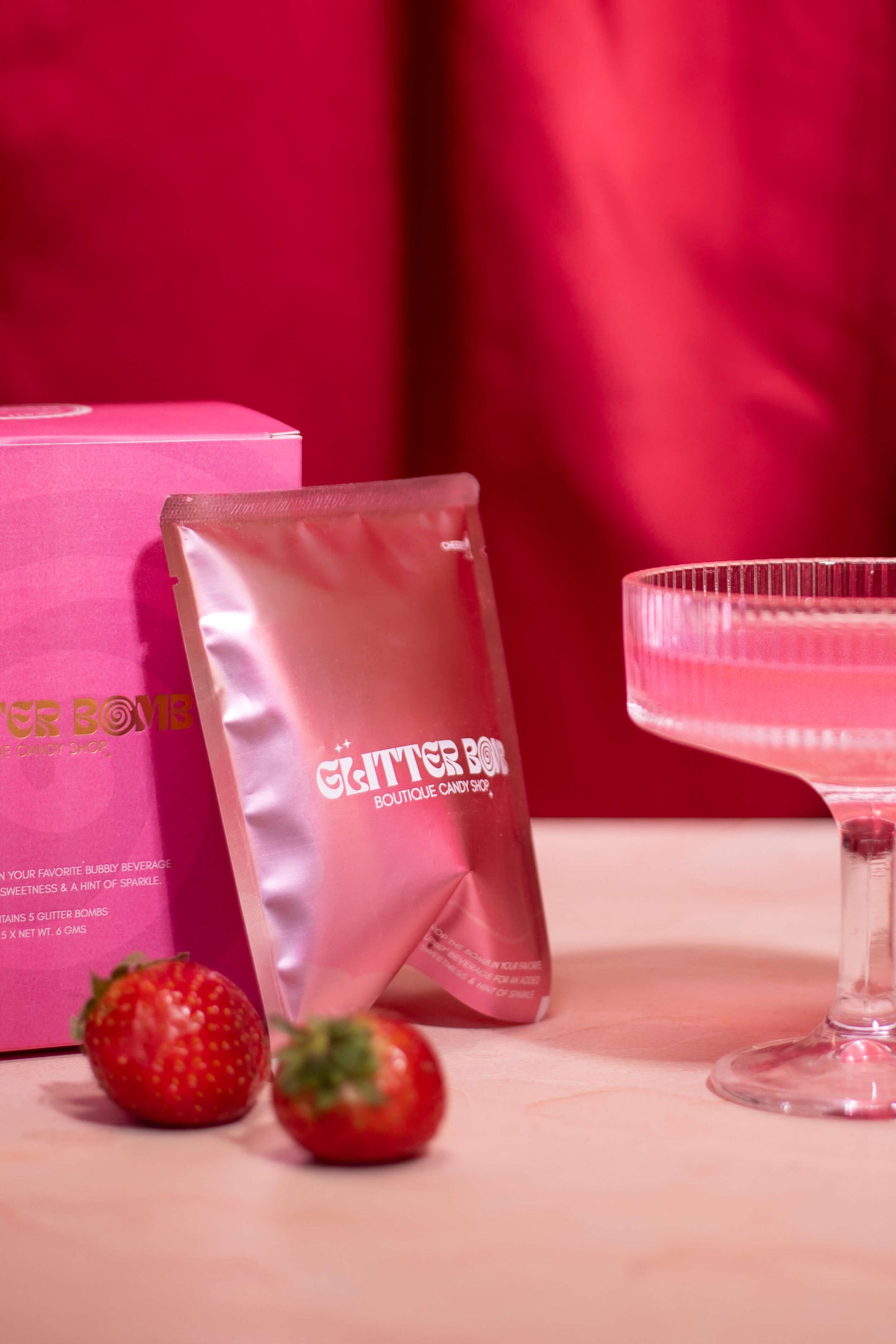 Single Packet - Pink Glitter Bomb