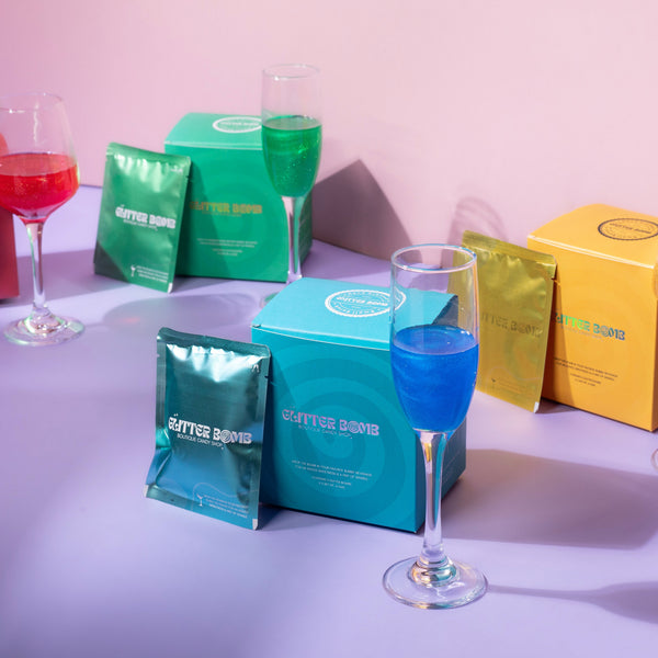 Glitter Bomb Mocktail Ideas