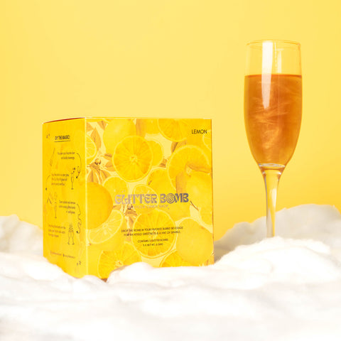 Lemon Iced Tea Glitter Bomb - Pack of 5