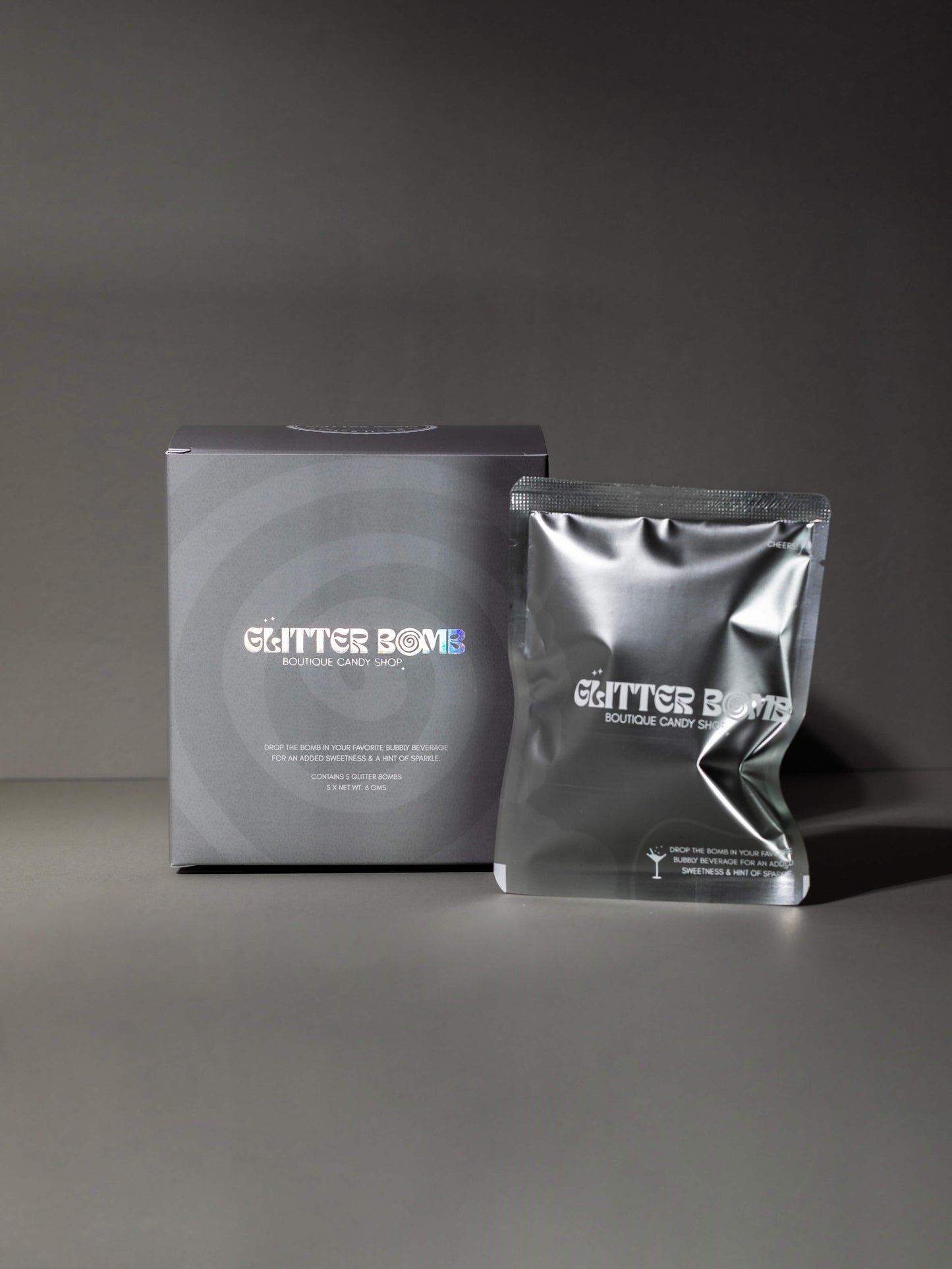 Silver Glitter Bomb (Pack of 5)