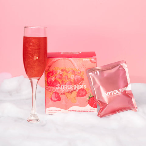 Strawberry Glitter Bomb - Pack of 5